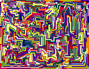 the Second Colour Maze